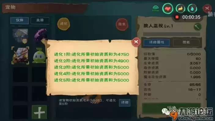 创造与魔法狼人巫祝进阶需要什么，创造与魔法狼人巫祝升阶资质是什么