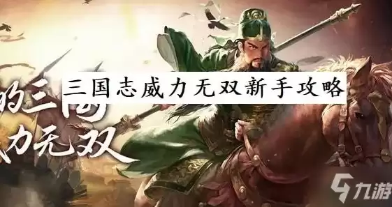 三国志威力无双搭配，三国志威力无双怎么配将