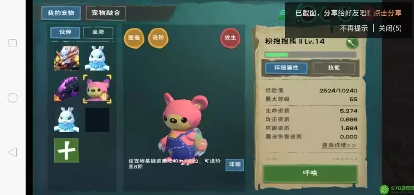 创造与魔法融合宠物有什么用，创造与魔法融合宠物都有什么技能