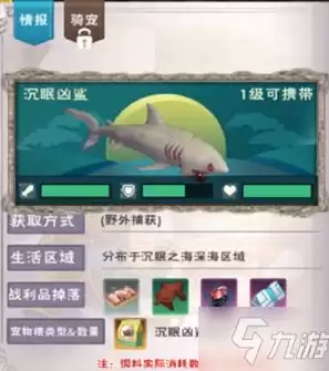 创造与魔法灰鲨怎么做饲料怎么做?，创造与魔法灰鲨刷新位置