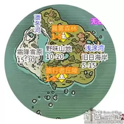 创造与魔法银月丘陵西森林，创造与魔法中永夜丘陵在哪