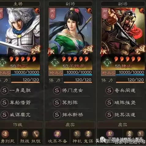 三国志战略版武将搭配大全，三国志战略版攻略武将搭配表