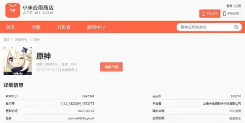 原神小米渠道服下载安装，原神小米渠道服下载安装指南，畅享奇幻冒险之旅！