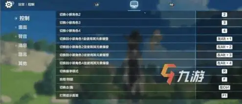 原神网页版操作键是哪个按键，原神网页版操作键详解，掌握这些快捷键，轻松畅游幻想大陆！