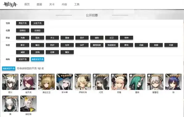 明日方舟公开招募wiki，明日方舟公开招募wiki，深度解析游戏中的招募机制与角色介绍