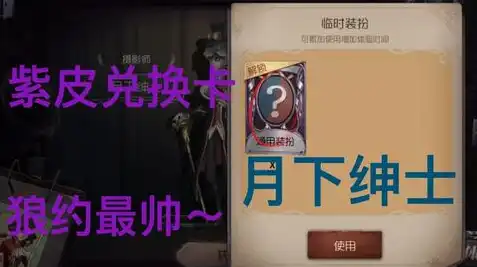 第五人格兑换码兑换永久紫皮，第五人格兑换码大揭秘轻松解锁永久紫皮，告别氪金时代！