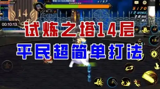 dnf试炼之塔1-3怎么过，dnf手游试炼之塔13层通关攻略，揭秘高效率过图技巧与阵容搭配