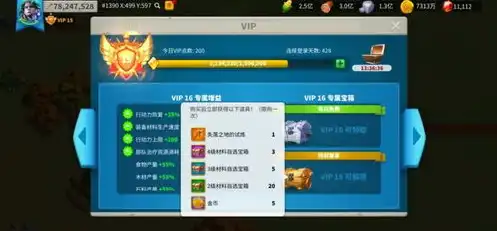 万国觉醒vip18多少点数合适，万国觉醒VIP18点数解析，如何合理利用点数提升游戏体验