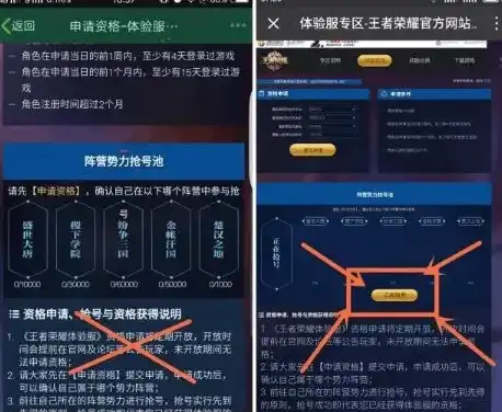 微信王者荣耀体验服怎么申请资格的，微信王者荣耀体验服资格申请全攻略，轻松加入先锋行列，体验最新游戏内容！