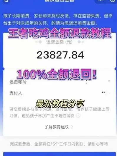 和平精英游戏小孩充钱怎么退?，最新攻略和平精英小孩误充退款全流程详解，让您轻松维权！