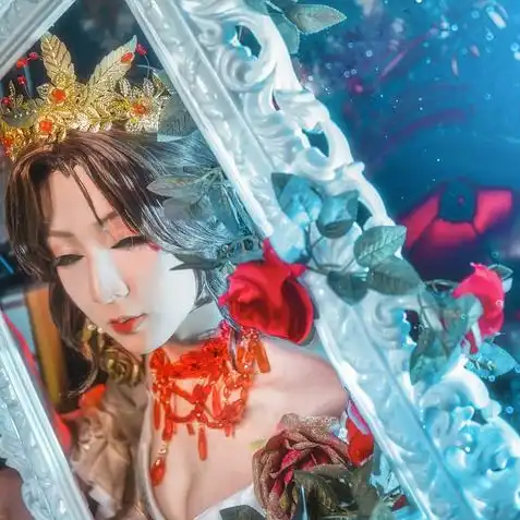 第五人格红夫人精美图片，第五人格红夫人，神秘魅惑，惊艳再现的庄园女皇