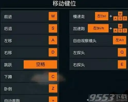 荒野行动pc版快捷键大全，荒野行动PC版全方位快捷键指南，助你轻松驰骋战场！