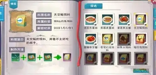 创造与魔法天空的饲料，创造与魔法，揭秘天空鳐的神奇饲料之谜