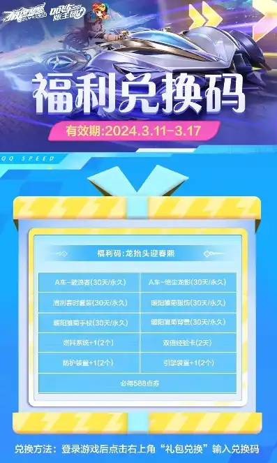 qq飞车福利码最新兑换码2024年5月，2024年5月QQ飞车最新福利码兑换攻略，解锁神秘奖励，畅享飞车盛宴！