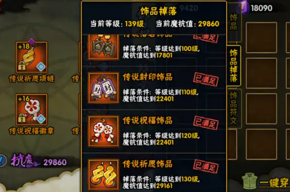 火影忍者饰品抗魔分段表145级，火影忍者饰品抗魔分段表145级深度解析，助力忍者突破瓶颈，轻松应对145级挑战！