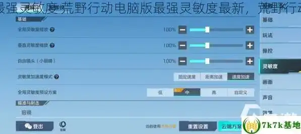 荒野行动pc版灵敏度最佳设置方法一览，荒野行动PC版灵敏度最佳设置方法一览，助你轻松掌控战场！