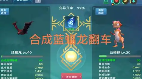 创造与魔法蓝蝠龙和什么融合成另一种，蓝蝠龙融合神秘元素，创世新神诞生！