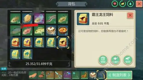 创造与魔法霸王龙饲料怎么做成的，创造与魔法，霸王龙饲料的神秘配方揭秘！